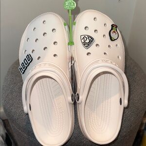 CROCS White Sandals Versatile Foam Design